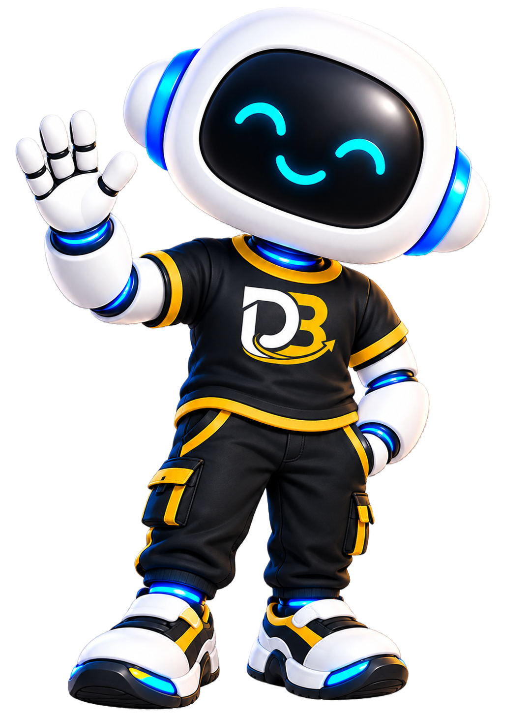 Digital Bebsha digital marketing robot mascot