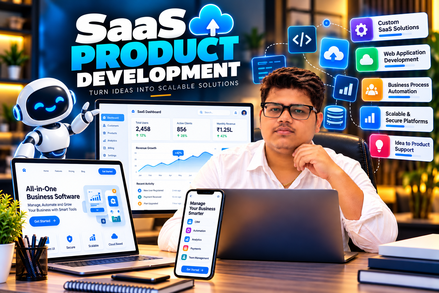 SaaS Product Development Services by Digital Bebsha